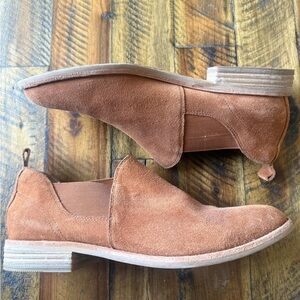 Clarks Brown Suede Loafers